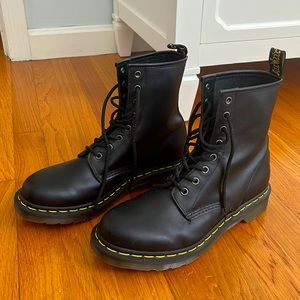 Doc Marten boots, black, size 10 US